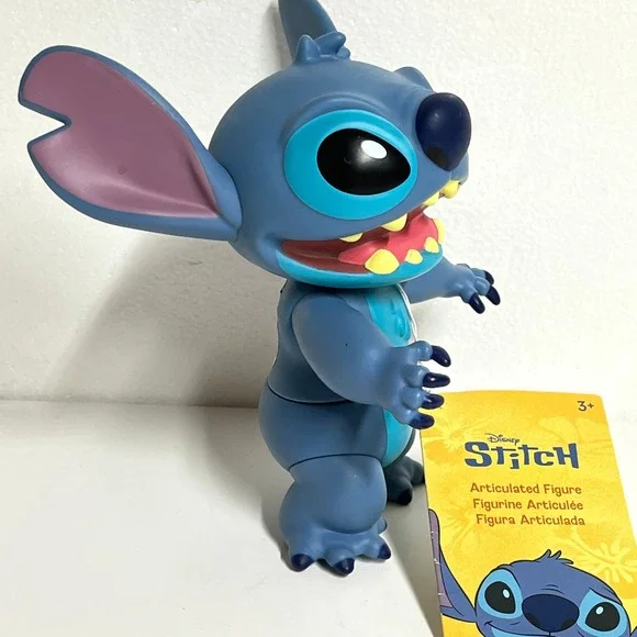 Disney Store Lilo & Stitch Articulated Figure 6 Inch Experiment 626 Blue Toy NWT - Picture 3 of 9
